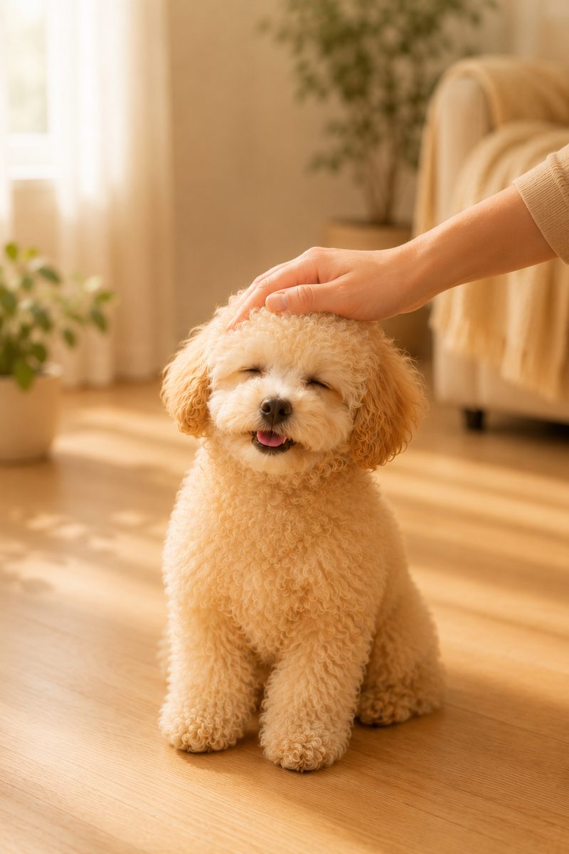 Pawlieのアイテムと暮らす犬